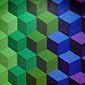 color pattern mural
