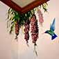 hummingbird mural
