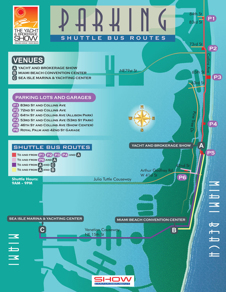 boat show illustrated maps from escape key graphics